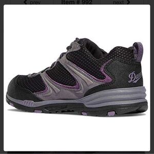 Danner Women's Black and Purple Hiking Shoes